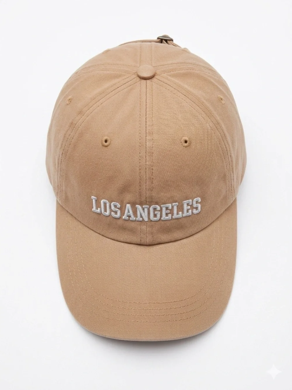 SHEIN Tan "Los Angeles" Embroidered Baseball Cap - Picture 1 of 4